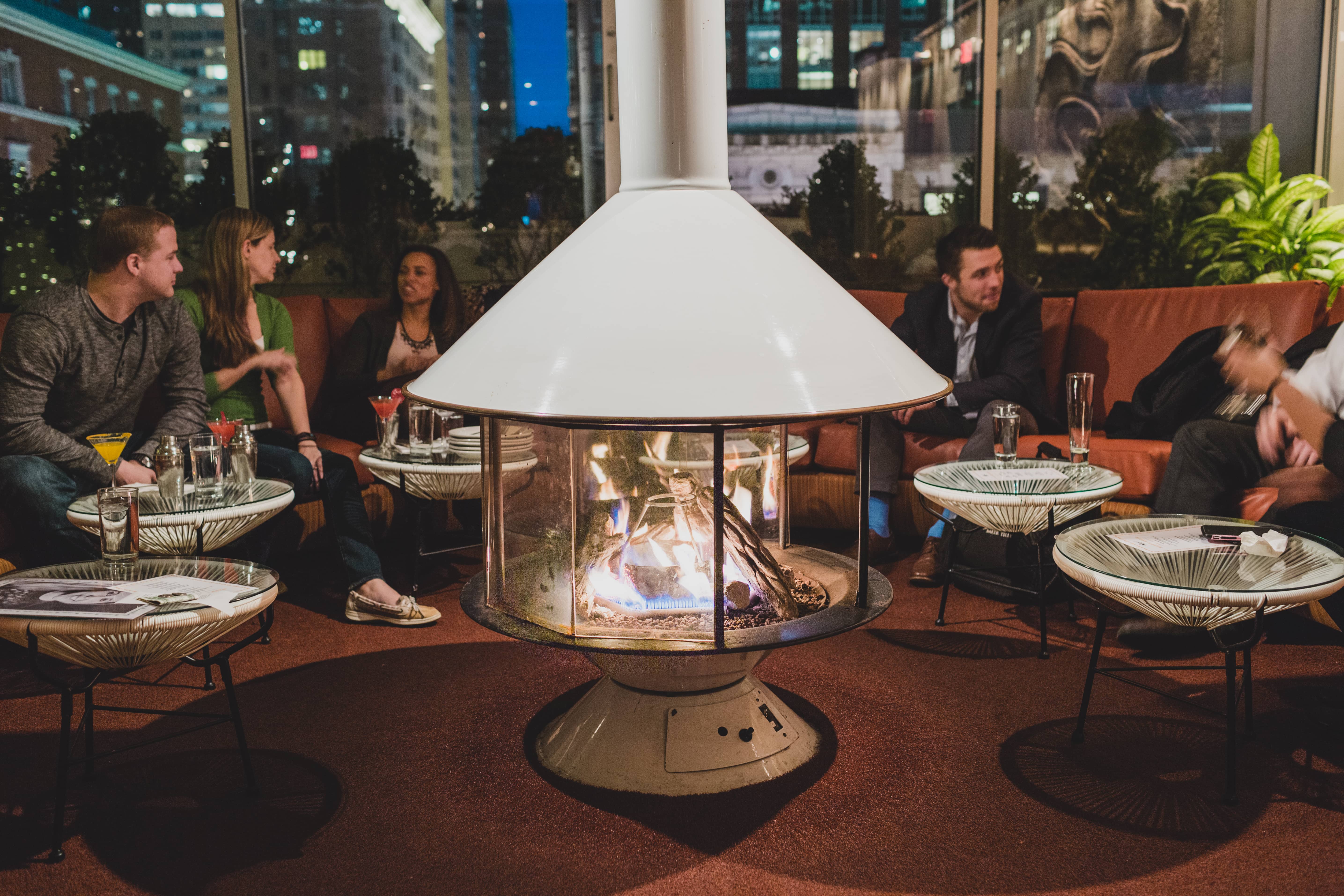 Continental Mid-town fireplace
